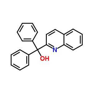喹啉-2-二苯基甲醇结构式_30836-61-4结构式