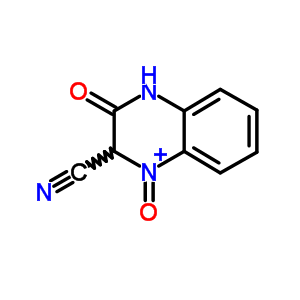 3,4-二氢-3-氧代-2-喹噁啉甲腈 1-氧化物结构式_31055-87-5结构式