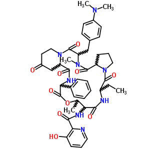 维及霉素B结构式_3131-03-1结构式