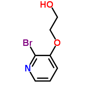 2-(2-溴-3-吡啶氧基)乙醇结构式_313657-71-5结构式