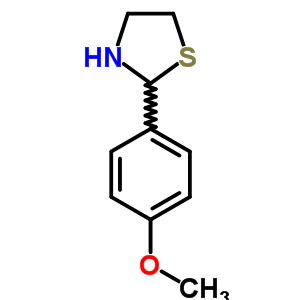 2-(4-Methoxy-phenyl)-thiazolidine Structure,31404-08-7Structure