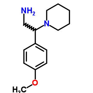 2-(4-Methoxyphenyl)-2-piperidin-1-ylethanamine Structure,31466-51-0Structure