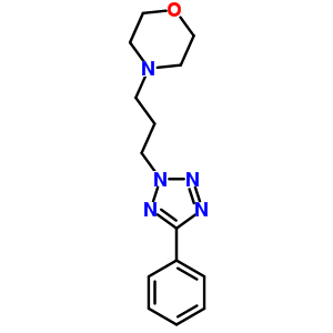 4-[3-(5-苯基-2H-四唑-2-基)丙基]-吗啉结构式_3169-54-8结构式