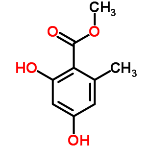 苔色酸甲酯结构式_3187-58-4结构式