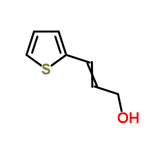3-噻吩-2-基-2-丙烯-1-醇结构式_3216-44-2结构式
