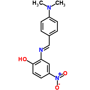 2-[(4-二甲基氨基苯基)亚甲基氨基]-4-硝基-苯酚结构式_3230-48-6结构式