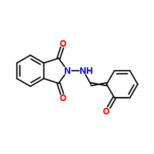 2-[(6-氧代-1-环己二烯-2,4-基)甲基氨基]异吲哚-1,3-二酮结构式_32387-01-2结构式