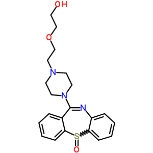 2-[2-[4-(5-氧代二苯并[b,f][1,4]硫氮杂卓-11-基)-1-哌嗪基]乙氧基]-乙醇结构式_329216-63-9结构式