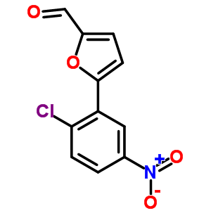 5-(2-氯-5-硝基苯基)呋喃-2-甲醛结构式_329222-78-8结构式