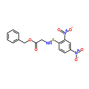 2-[(2,4-二硝基苯基)磺酰基氨基]乙酸苄酯结构式_32943-09-2结构式