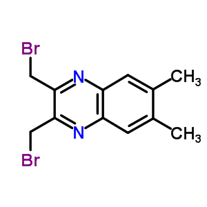 2,3-双(溴甲基)-6,7-二甲基-喹噁啉结构式_3298-98-4结构式