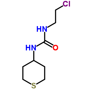 N-(2-氯乙基)-N-(四氢-2H-硫代吡喃-4-基)-脲结构式_33021-63-5结构式