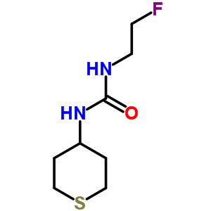 n-(2-氟乙基)-n-(四氢-2H-硫代吡喃-4-基)-脲结构式_33021-85-1结构式