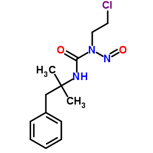 N-(2-氯乙基)-N-(1,1-二甲基-2-苯基乙基)-N-亚硝基脲结构式_33021-93-1结构式