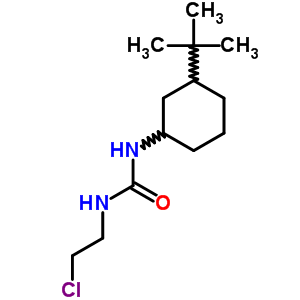 n-(2-氯乙基)-n-[3-(1,1-二甲基乙基)环己基]-脲结构式_33082-85-8结构式