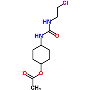 n-[4-(乙酰基氧基)环己基]-n-(2-氯乙基)-脲结构式_33082-87-0结构式