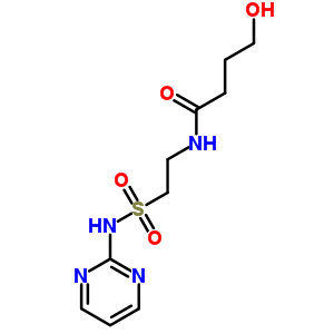 4-羟基-n-[2-[(2-嘧啶氨基)磺酰基]乙基]-丁酰胺结构式_33406-87-0结构式