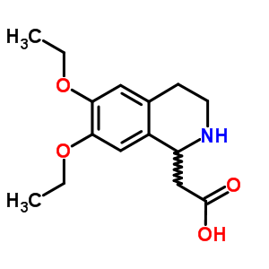 (6,7-Diethoxy-1,2,3,4-tetrahydro-isoquinolin-1-yl)-acetic acid Structure,336185-23-0Structure