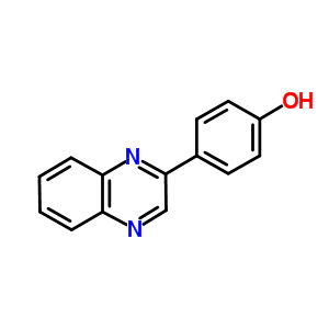 4-(喹噁啉-2-基)苯酚结构式_33707-91-4结构式