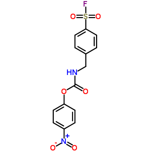 (4-硝基苯基) n-[(4-氟磺酰基苯基)甲基]氨基甲酸酯结构式_33862-84-9结构式