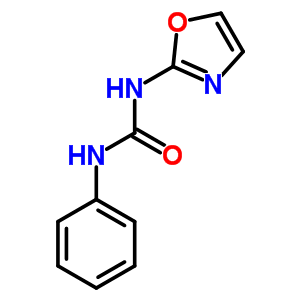 N-2-噁唑-N-苯基脲结构式_33887-04-6结构式