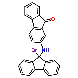 2-[(9-溴芴-9-基)氨基]芴-9-酮结构式_3405-17-2结构式