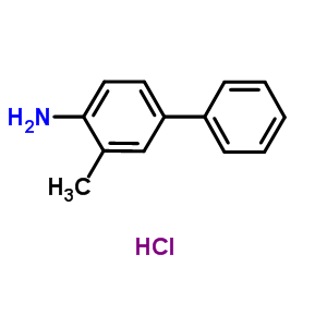 4-氨基-3-甲基联苯盐酸盐结构式_3419-49-6结构式