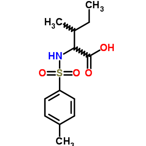 N-[(4-甲基苯基)磺酰基]-L-异亮氨酸结构式_34235-81-9结构式