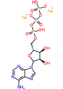 三磷酸腺苷二钠盐结构式_34369-07-8结构式