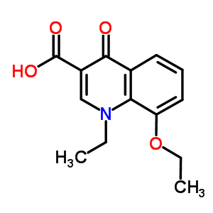 3-Quinolinecarboxylicacid, 8-ethoxy-1-ethyl-1,4-dihydro-4-oxo- Structure,34610-34-9Structure