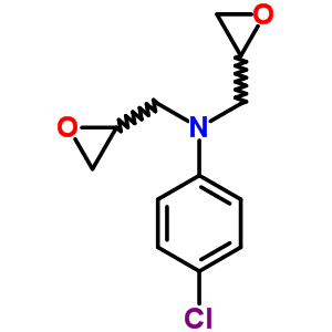 n-(4-氯苯基)-n-(2-环氧乙烷甲基)-2-环氧乙烷甲胺结构式_34972-41-3结构式