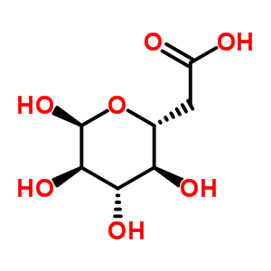 2-[(2R,3s,4s,5r,6s)-3,4,5,6-tetrahydroxyoxan-2-yl]acetic acid Structure,34980-72-8Structure