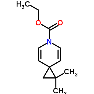 2,2-二甲基-6-氮杂螺[2.5]-4,7-辛二烯-6-羧酸乙酯结构式_34995-40-9结构式