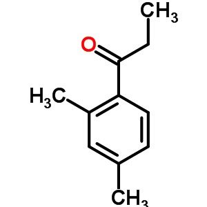 2-4-二甲基苯丙酮结构式_35031-55-1结构式