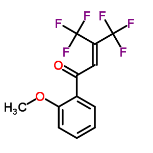 4,4,4-Trifluoro-1-(2-methoxyphenyl)-3-(trifluoromethyl)but-2-en-1-one Structure,35443-94-8Structure