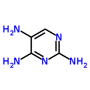 2,4,5-三氨基嘧啶结构式_3546-50-7结构式