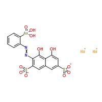 偶氮砷结构式_3547-38-4结构式