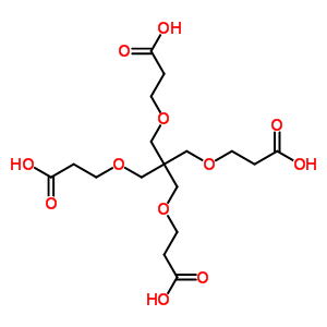 3,3-[[2,2-双[(2-羧基乙氧基)甲基]-1,3-丙烷二基]双(氧基)]双-丙酸结构式_35638-19-8结构式