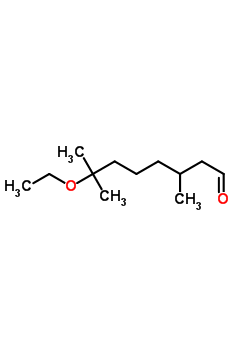 Octanal, 7-ethoxy-3,7-dimethyl- Structure,3613-33-0Structure