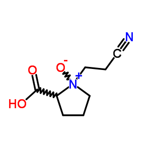 L-proline,1-(2-cyanoethyl)-, 1-oxide (9ci) Structure,36901-99-2Structure