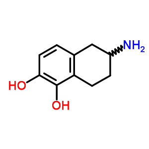 2-氨基-5,6-二羟基-1,2,3,4-四氢萘溴酸盐结构式_37096-30-3结构式