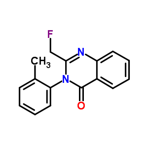2-(氟甲基)-3-(2-甲基苯基)-4(3H)-喹唑啉酮结构式_37107-06-5结构式