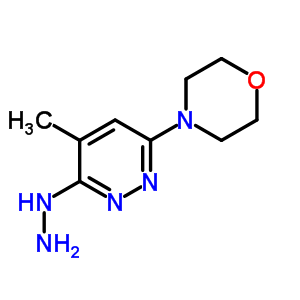 4-(6-肼基-5-甲基-2-吡嗪)-吗啉双盐酸盐,水合物结构式_37121-78-1结构式