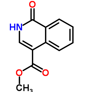 1-氧代-1,2-二氢-4-异喹啉羧酸甲酯结构式_37497-84-0结构式