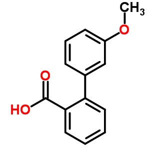 2-联苯-(3-甲氧基)羧酸结构式_38087-96-6结构式