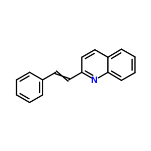 2-[(1e)-2-苯基乙烯]-喹啉结构式_38101-69-8结构式