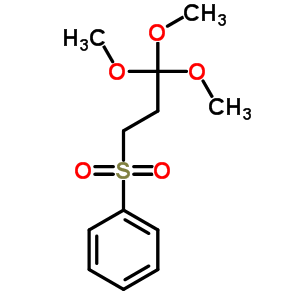 Trimethyl 3-(phenylsulfonyl)-orthopropionate Structure,38435-08-4Structure