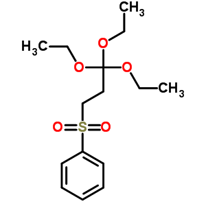 Triethyl 3-phenylsulfonylorthopropionate Structure,38435-09-5Structure