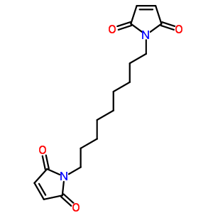 1,9-双(马来酰亚胺顺丁烯二酰亚胺)壬烷结构式_38460-50-3结构式