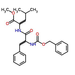 N-[N-[(苯基甲氧基)羰基]-L-苯基丙氨酰基]-L-亮氨酸甲酯结构式_3850-45-1结构式